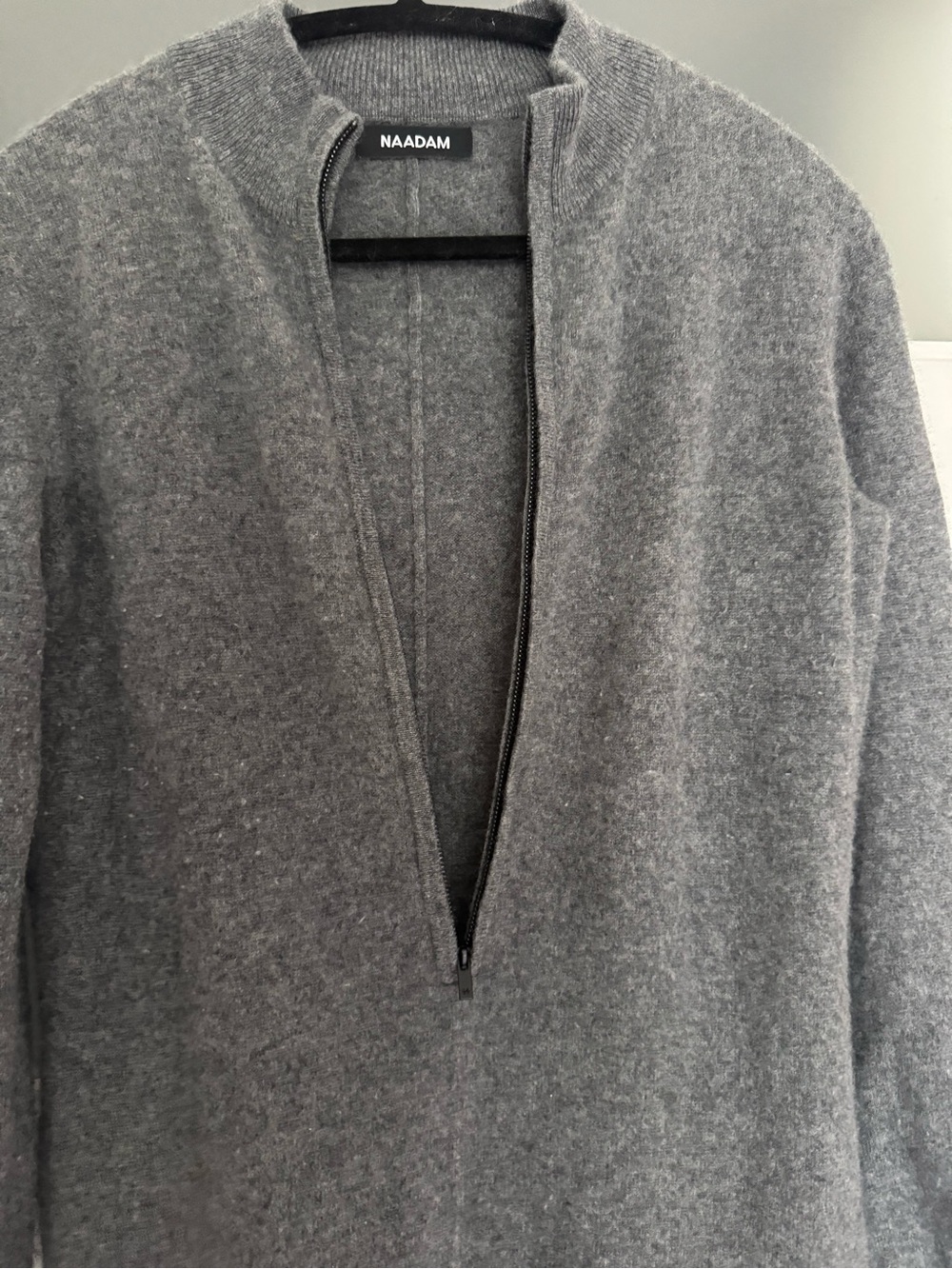 NAADAM Gray Cashmere Jumpsuit - Picture 6 of 10
